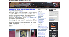 Desktop Screenshot of pocketknivesblog.com